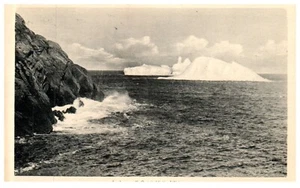 Quidi Vidi Newfoundland Canada Iceberg off Coast Postcard Posted 1943 - Picture 1 of 2