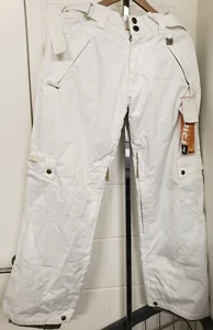 Women's M Ride Snowboard Pants Khaki Cell 5 Series, Zip Pockets, Adj Waist NWT - Picture 1 of 4