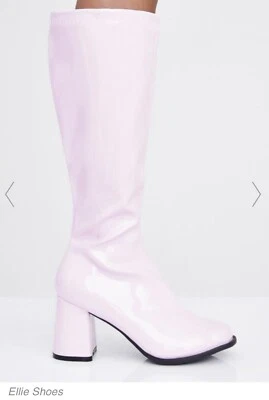 Pink Patent ELLIE Shoes GOGO 3 Inch Gogo Boots - Image 1 of 3