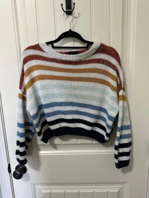 Lumiere Striped Pulliver Sweater Womens Size Medium - Image 1 of 4