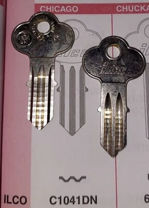 Chicago C1041DN, 41NL, K2W, Vintage Key Blank. - Picture 1 of 1