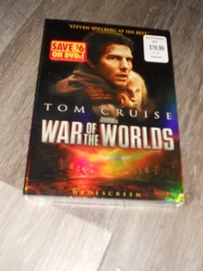 War of the Worlds (DVD, 2005, Widescreen) With Slipcover New Sealed - Imagen 1 de 2