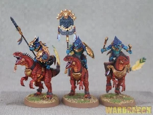 Warhammer AOS WDS painted Seraphon Aggradon Lancers b29 - Picture 1 of 11