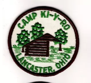 Parche vintage Camp Ki-Y-Ro, Lancaster Ohio - Imagen 1 de 1