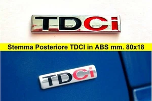 Stemma posteriore TDCI Fregio Logo in abs per FORD Focus Fiesta Puma Kuga badge - Imagen 1 de 5