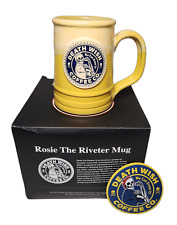 Death Wish Coffee 2019 Rosie the Riveter Mug #2086/5000 w/Patch