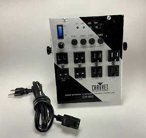 Chauvet Ch-865 /Lighting Dimmer / Linkable Sound Activated Controller - Used - Picture 1 of 11