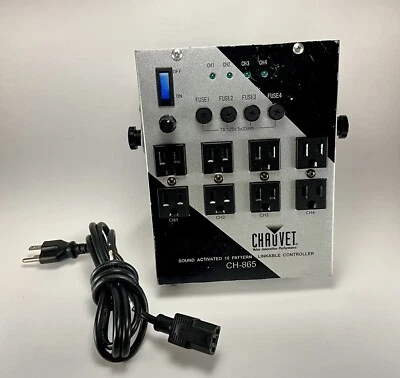 Chauvet Ch-865 /Lighting Dimmer  / Linkable Sound Activated Controller - Used - Image 1 of 4