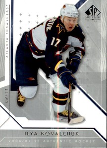 2006-07 SP Authentic Hockey #98 Ilya Kovalchuk
