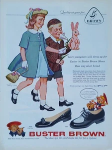 1958 Vintage Buster Brown Prince Ad. Qualität zu Füßen - Bild 1 von 1