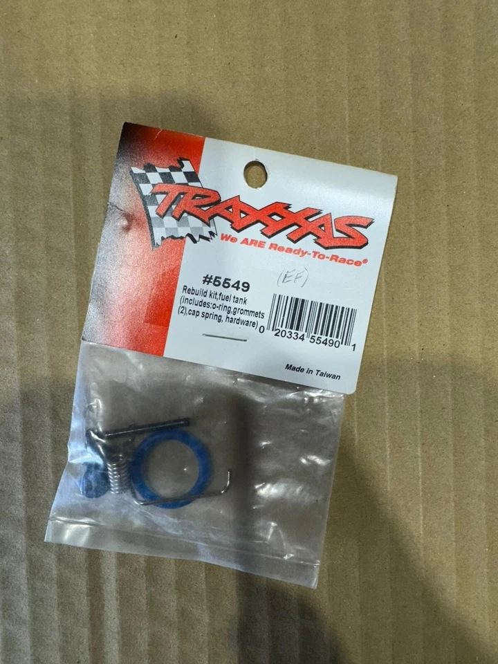 Traxxas 5549 FUEL KIT REBUILD CAP SPRING JATO NEW IN PACKAGE TRA5549 TRA1 - Image 1 of 1