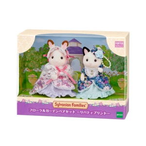 Sylvanian Families Limited Floral Garden Pair Set Liberty Print Japan NEU - Bild 1 von 3