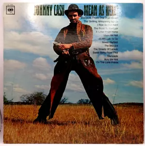 JOHNNY CASH - Mean As Hell! - Ballads From The True West - 1966 LP Mono - Picture 1 of 4