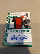 2022/23 LEAF ITG USED SUPER SWATCH RON HEXTALL AUTO MEMORABILIA #2/2 EMERALD