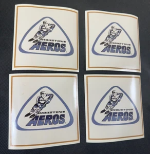 HOUSTON AEROS WHA STICKER 1975 ORIGINAL MADE USA KODAK LARGE 5x4 GORDIE HOWE - Picture 1 of 7