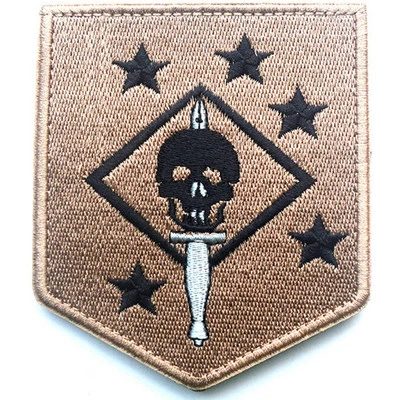 Marine Raiders Infrared Special Operations-MARSOC Hook Loop Patch Badge Desert - Image 1 of 4