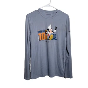 RunDisney Wine and Dine 10K Shirt Adult Small Gray Mickey Mouse 2017 - Picture 1 of 11