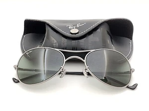 Vintage B&L Ray Ban Bausch & Lomb G15 Gray Orbs Oval w/Case - Picture 1 of 12