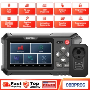 OBDPROG 501 Car OBD2 IMMO Key Fob Programmer Remote Programming Immobilizer Tool - Picture 1 of 11