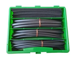 Schrumpfschlauch Sortiment schwarz unbedruckt 10m in schöner Box - Picture 1 of 2