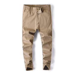 Hommes Extérieur Conique Pantalon Cargo Slim Jogger Style Militaire Randonnée - Picture 1 of 15