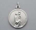 French, Antique Religious Pendant. Our Lady of Mont des Cats. St Mary. Medal.