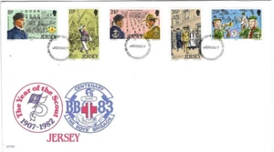 Jersey Comm/FDC - Year of the Scout - 1982 (JER103) - Picture 1 of 1