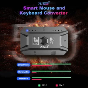 Pro Keyboard Mouse Converter BT Portable Mobile Game Keyboard Mouse Adapter I6F5 - Picture 1 of 11