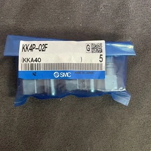 SMC KK4P-02F (pack Of 5) Female Thread Type Plug S Couplers New - Picture 1 of 2
