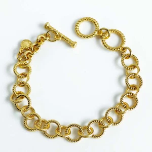 Nuevo 7.5" Jcrew Minimalista Cadena Pulsera Elegante Mujeres Fiesta Vacaciones Joyería Regalo - Imagen 1 de 6