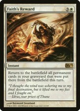 FAITH'S REWARD - MTG M13 Rare Instant