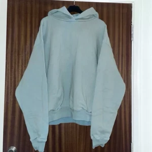 Felpa con cappuccio oversize Yeezy stagione 6 verde ghiacciaio blu S small - Foto 1 di 6
