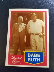 Babe Ruth New York Yankees 1989 Limited Edition CMC CMG #15 Oddball NM