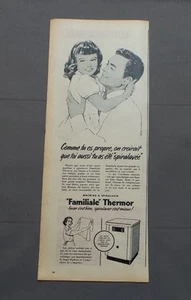 PUB WERBUNG ALTE ANZEIGE CLIPPING 220517 / WASCHMASCHINE SPIRALAVE THERMOR - Bild 1 von 1