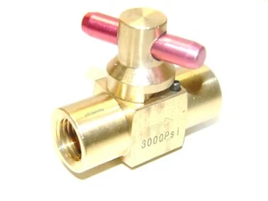Carpet Cleaning 1/4" F/F 3000 PSI SHUT-OFF VALVE - Picture 1 of 3