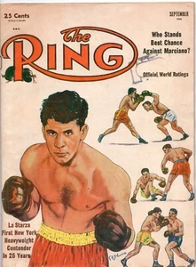 The RING Septiembre 1953 ROCKY MARCIANO La Starza BOXEO LUCHA Revista De Colección - Imagen 1 de 3