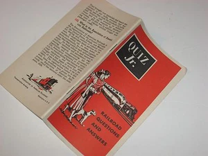 Vintage Association American Railroads Quiz Jr: Railroad 100 Questions & Answers - Picture 1 of 3