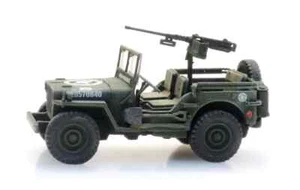 HO Artitec Minitank Patton's 3rd Army Willys Jeep #A2114.6870580 Hand Painted - Picture 1 of 3