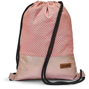 Leon By Bers Premium Turnbeutel Rucksack 35x45cm "ROSA PUNKT PU ROSA" - Bild 1 von 6