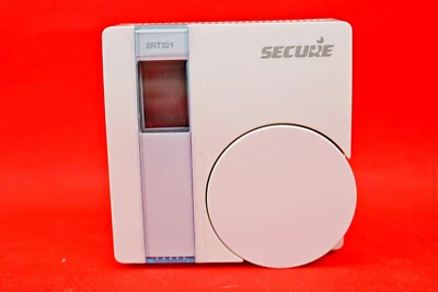 Secure Z-Wave Wireless Electronic Replacement Room Thermostat Only SRT321 - Image 1 of 3