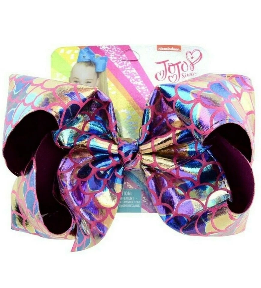 JoJo Lazo Grande Sirena Cabello Arco Hermosos Colores Clip de Caimán  Foto 1 de 3