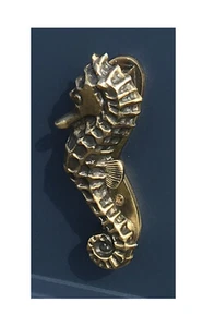 SEA HORSE DOOR KNOCKERS 4 VARIATIONS - Picture 1 of 9