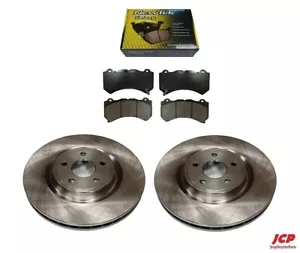 2 X FRONT BRAKE DISC 380mm + CERAMIC PADS FOR JEEP GRAND CHEROKEE WK2 SRT8 6.4L - Picture 1 of 2