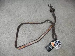 TIE DOWN, NEW, FABTRON, 2 PLY BROWN 36" ADJUSTABLE NYLON, NAVAJO PATTERN W/SNAP - Picture 1 of 1
