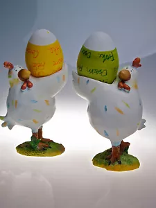 Freaky Chicken Eierbecher abgedrehte Hühner Eierbecher 2er Set - Bild 1 von 1
