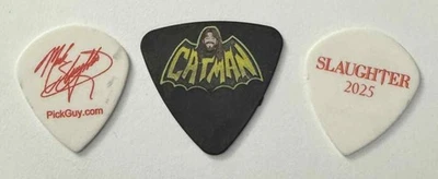 SLAUGHTER 2025 Tour Guitar Picks MARK Signature Kentucky Show Used CATMAN - Image 1 of 2