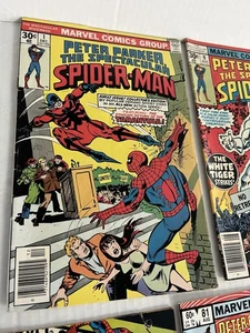 9 Marvel SPECTACULAR SPIDER-MAN Bronze Age KEY LOT 1 9 27 64 69 81 101 189 200 - Picture 1 of 14