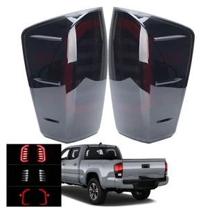 LED Tail Light For 2016 2017 2018 2019-2023 Toyota Tacoma Brake Lamp Smoked Lens - Picture 1 of 15