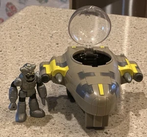 Star Commanders Vintage Supertoys Alien Scout Ship & Alien Figure ~ 1970’s - Picture 1 of 24