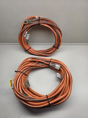 Open Box  RIDGID 50' & 25' 12/3 Heavy Duty I/O Extension Cord with Lighted End - Image 1 of 4
